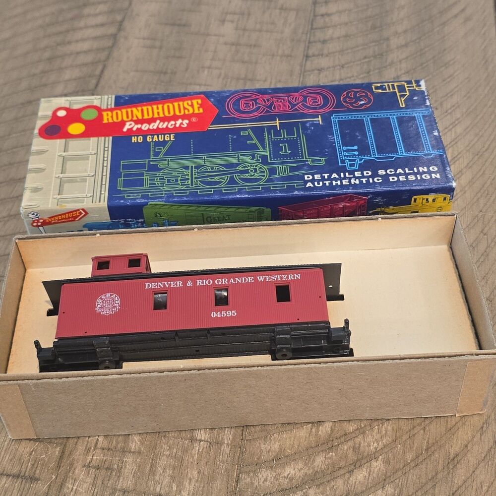 HO SCALE ROUNDHOUSE3441 D&RGW 04595 OLD TIMER CABOOSE KIT